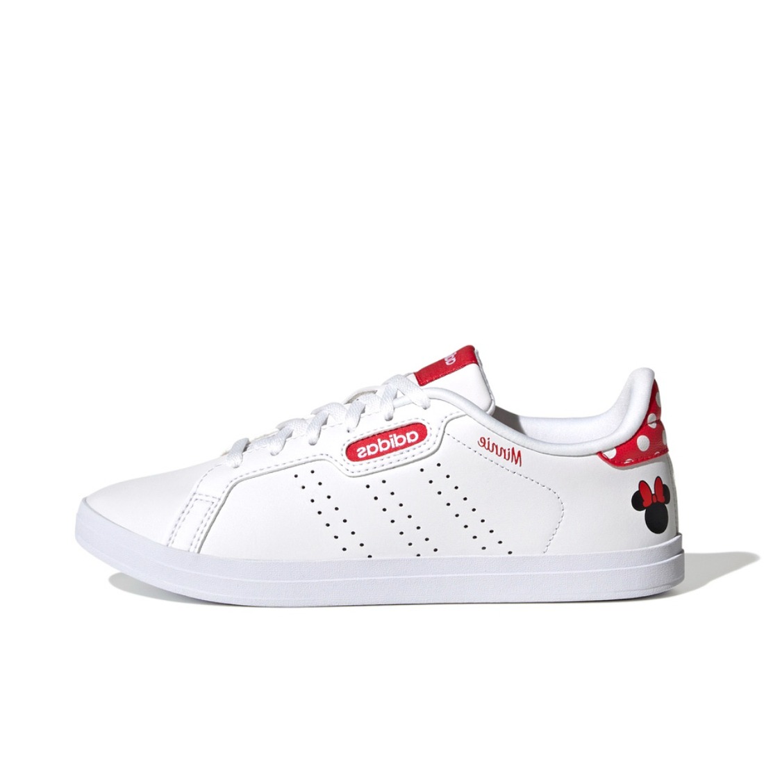 推荐商品：adidas neo COURTPOINT BASE 板鞋 轻便舒适防滑耐磨休闲百搭 白/红
