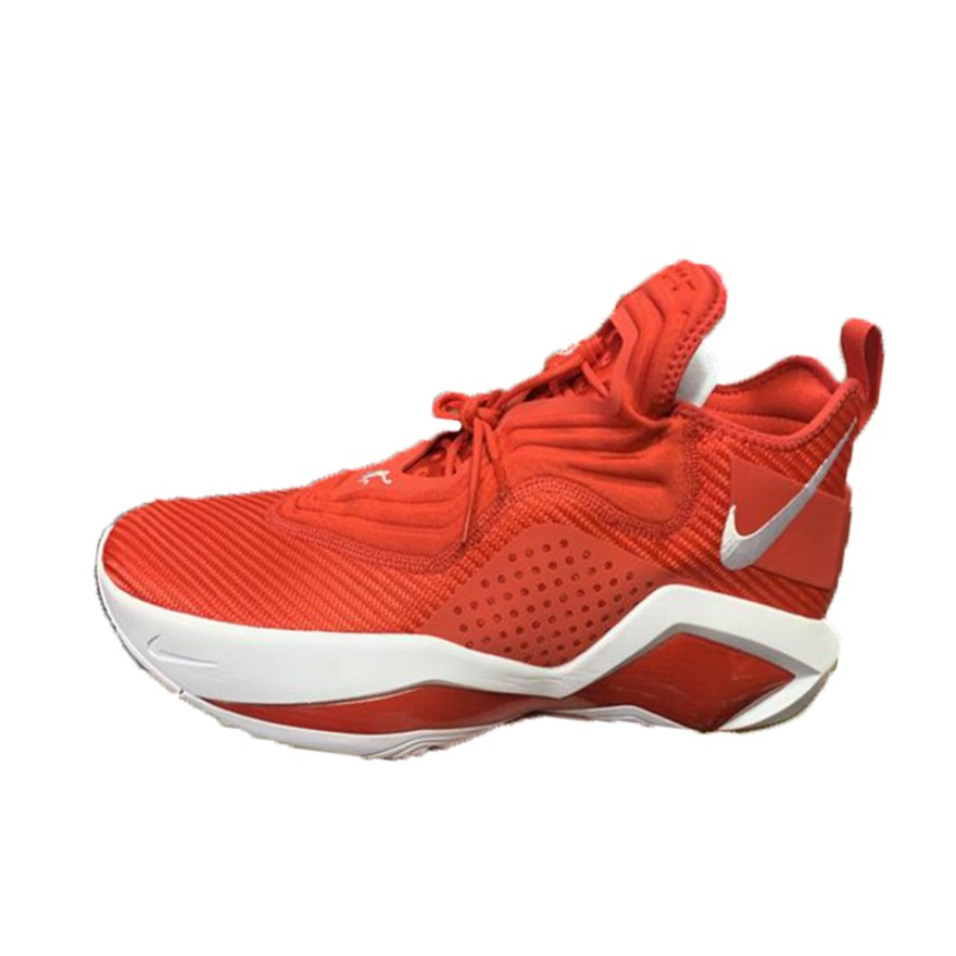 推荐商品：Nike LeBron Soldier 14 士兵14 场上训练 减震回弹 防滑耐磨 舒适透气 实战 织物 篮球鞋 大红