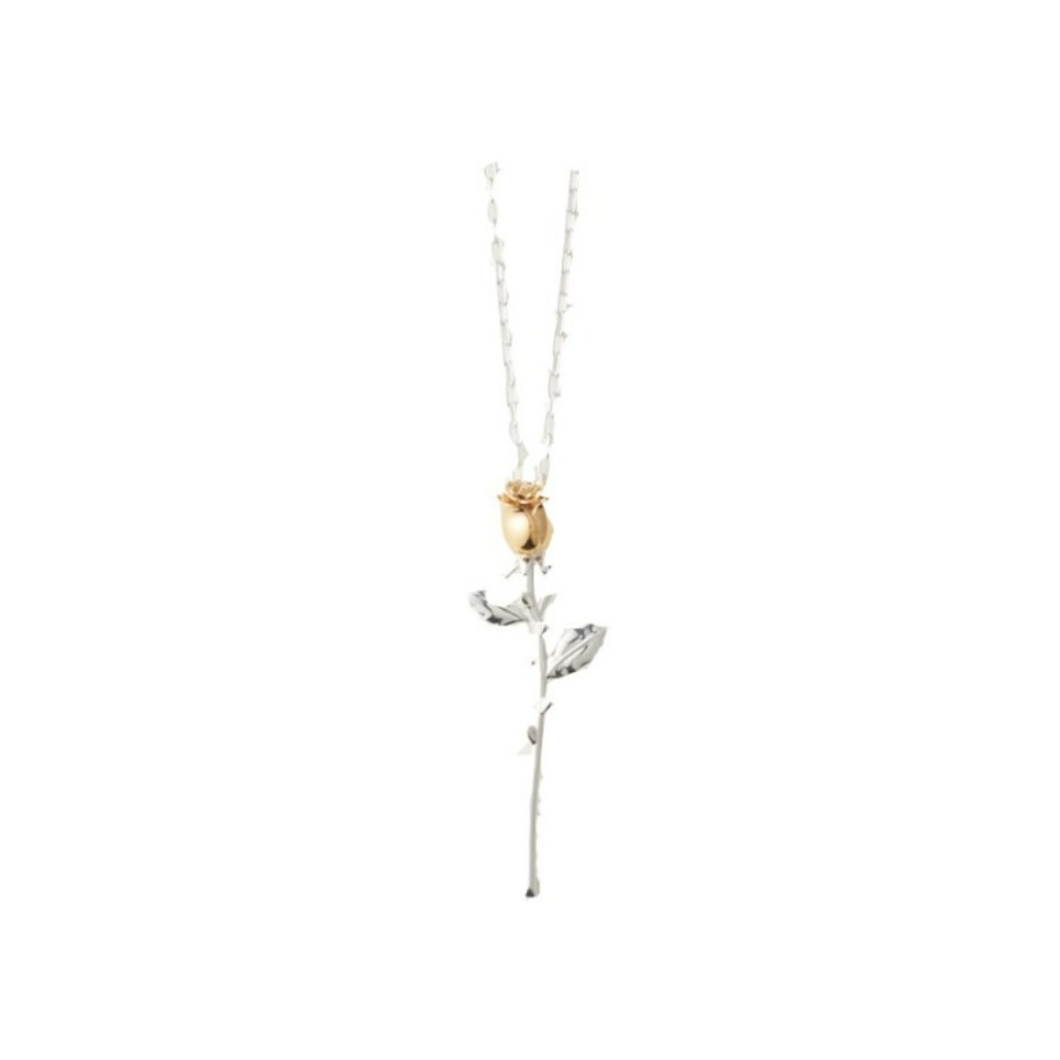 AMBUSH ROSE 玫瑰花纯银锁骨链