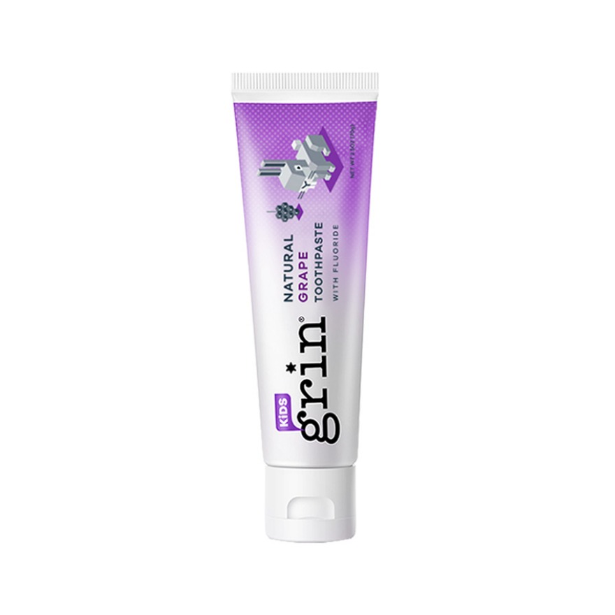 推荐商品：grin 天然儿童牙膏70g 新西兰进口含氟防蛀护龈防龋齿