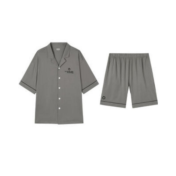 森马 冰丝情侣家居服套装