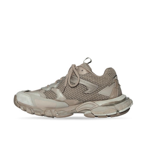 推荐商品：Balenciaga/巴黎世家 Track 3.0 运动休闲鞋 防滑耐磨网布透气舒适时尚做旧圆头厚底 棕色