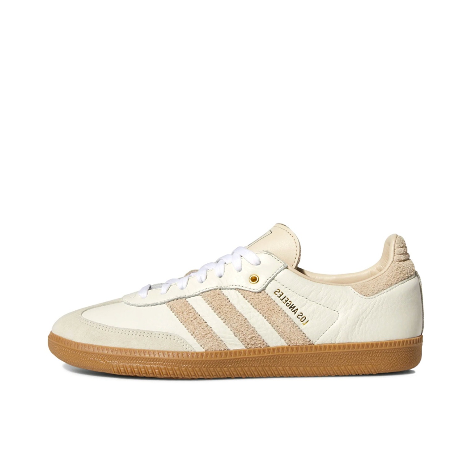 推荐商品：adidas Originals Samba OG T头鞋 板鞋 经典复古舒适百搭耐磨合成革圆头薄底贴合 米色/米黄
