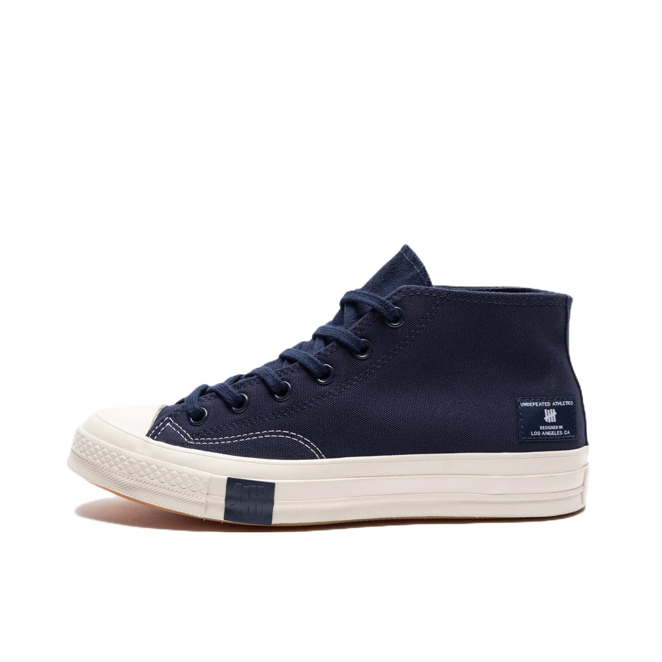 推荐商品：Converse/匡威 1970s 帆布鞋 圆头防滑经典复古轻便时尚拼接百搭 Undefeated联名/中帮/深蓝色
