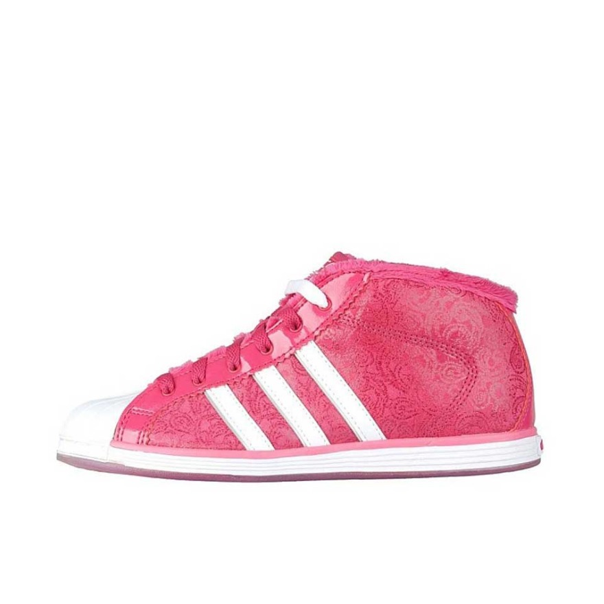推荐商品：adidas Santa Rosa 轻便舒适 防滑耐磨 运动休闲鞋 粉色