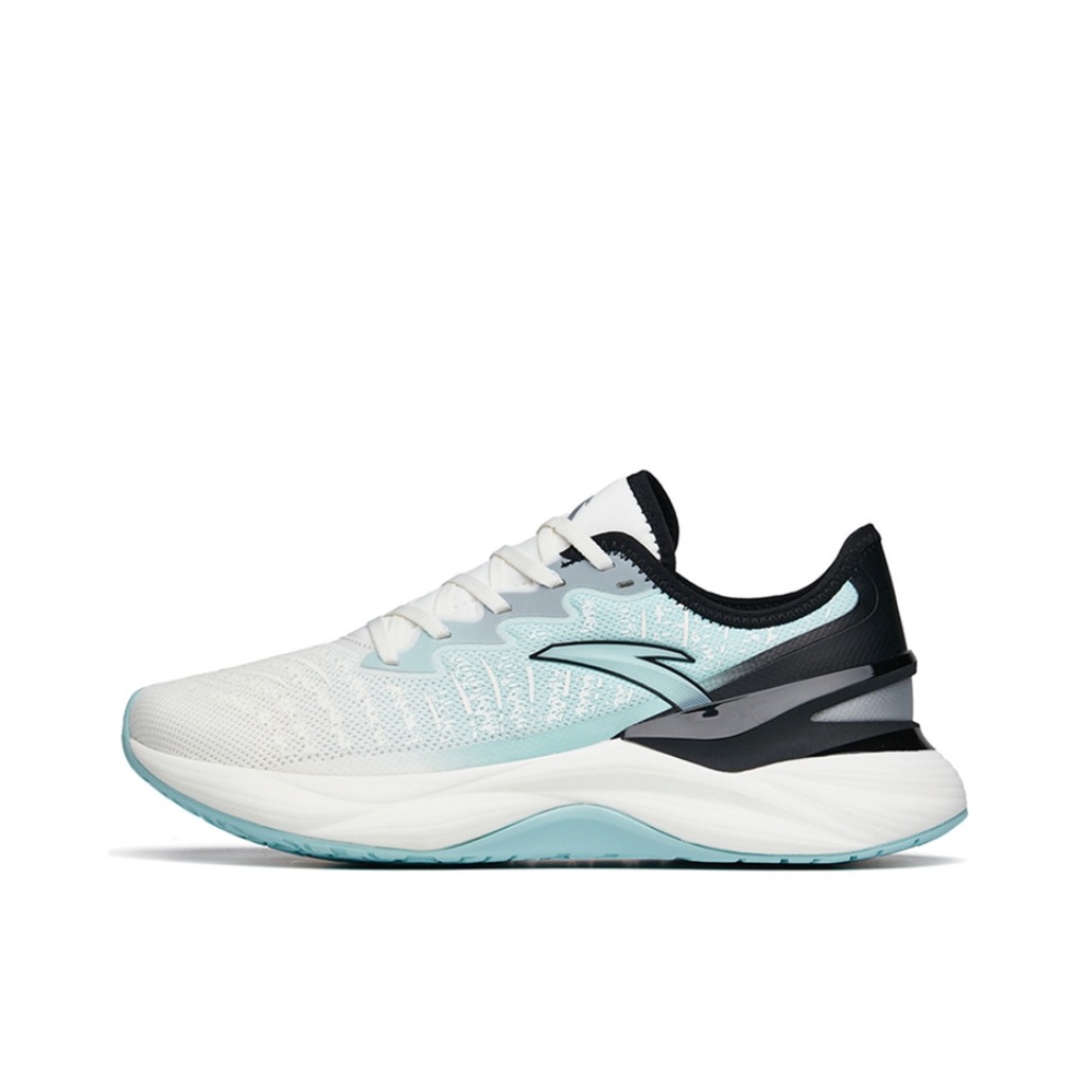 推荐商品：安踏 创2.0 跑鞋 碳棒减震回弹防滑耐磨舒适透气网面 夏季版/象牙白/河水蓝/黑色