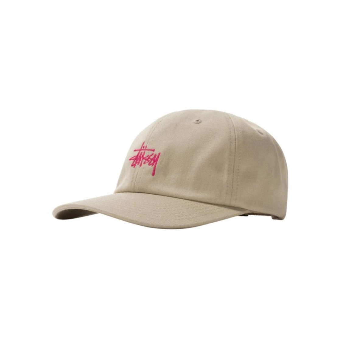 Stussy 经典刺绣logo鸭舌帽 