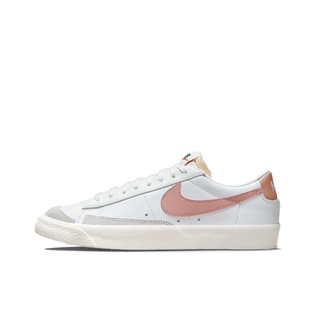 推荐商品：Nike Blazer 板鞋 经典复古防滑舒适百搭 白色/浅粉