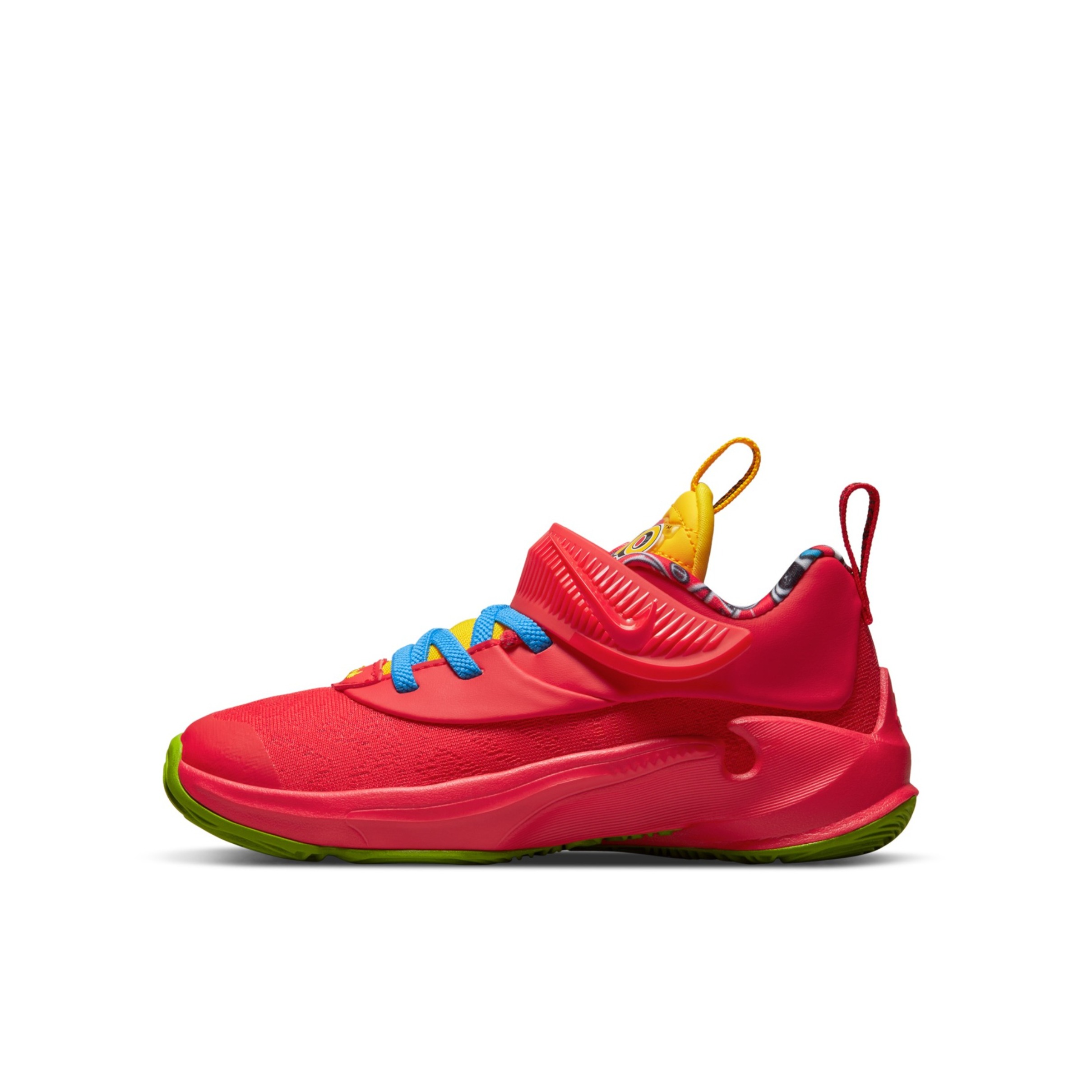 推荐商品：Nike Freak 3 实战 篮球鞋儿童 小童/UNO联名/红色