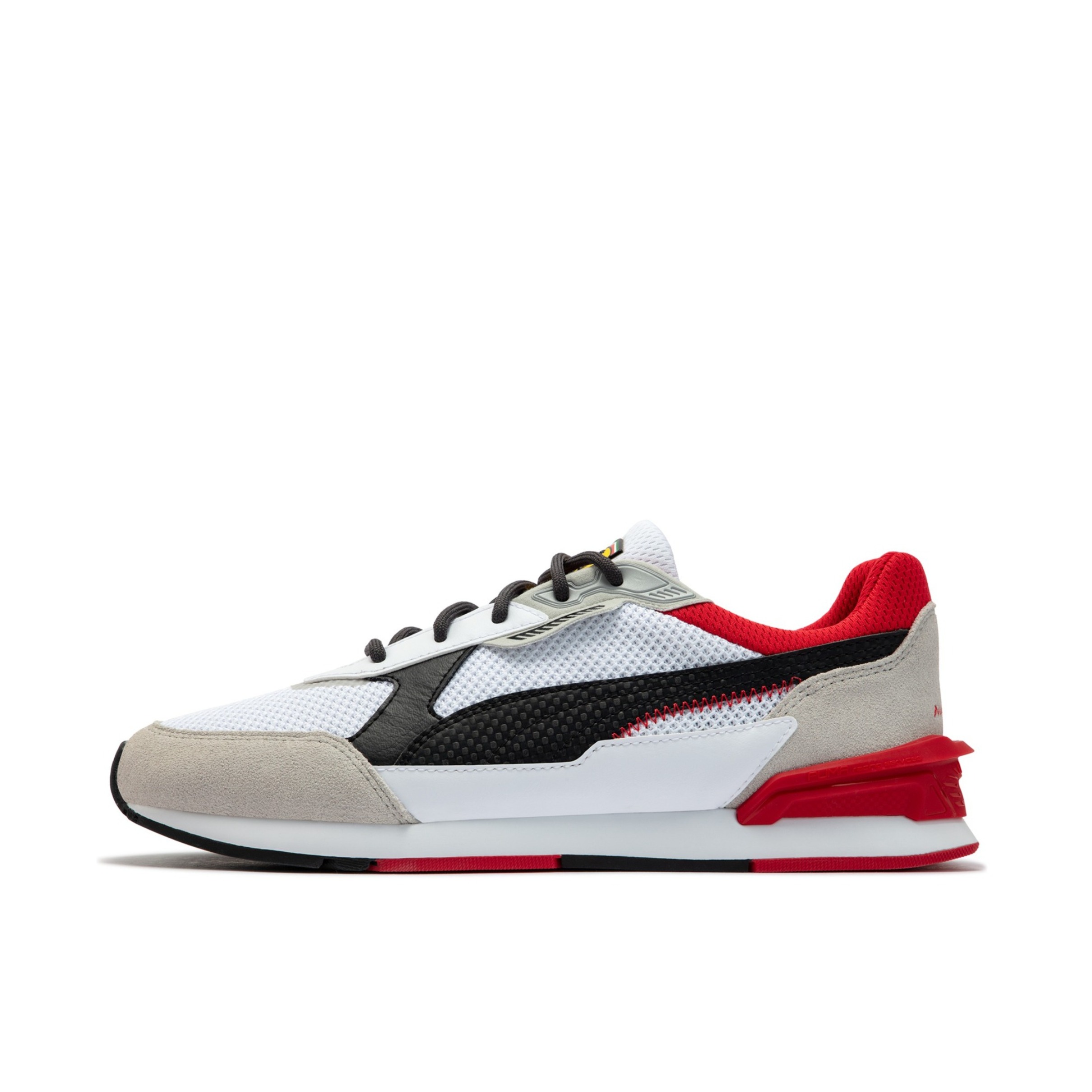 推荐商品：Puma/彪马 Scuderia Ferrari Low Racer 舒适 防滑耐磨 运动休闲鞋 白色/黑色/赛车红