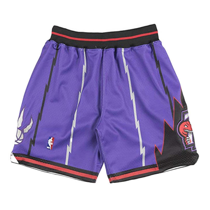 【德罗赞同款】Mitchell Ness 赛场系列 球迷版NBA猛龙队复古篮球运动短裤 男女同款 ASHRGS18487