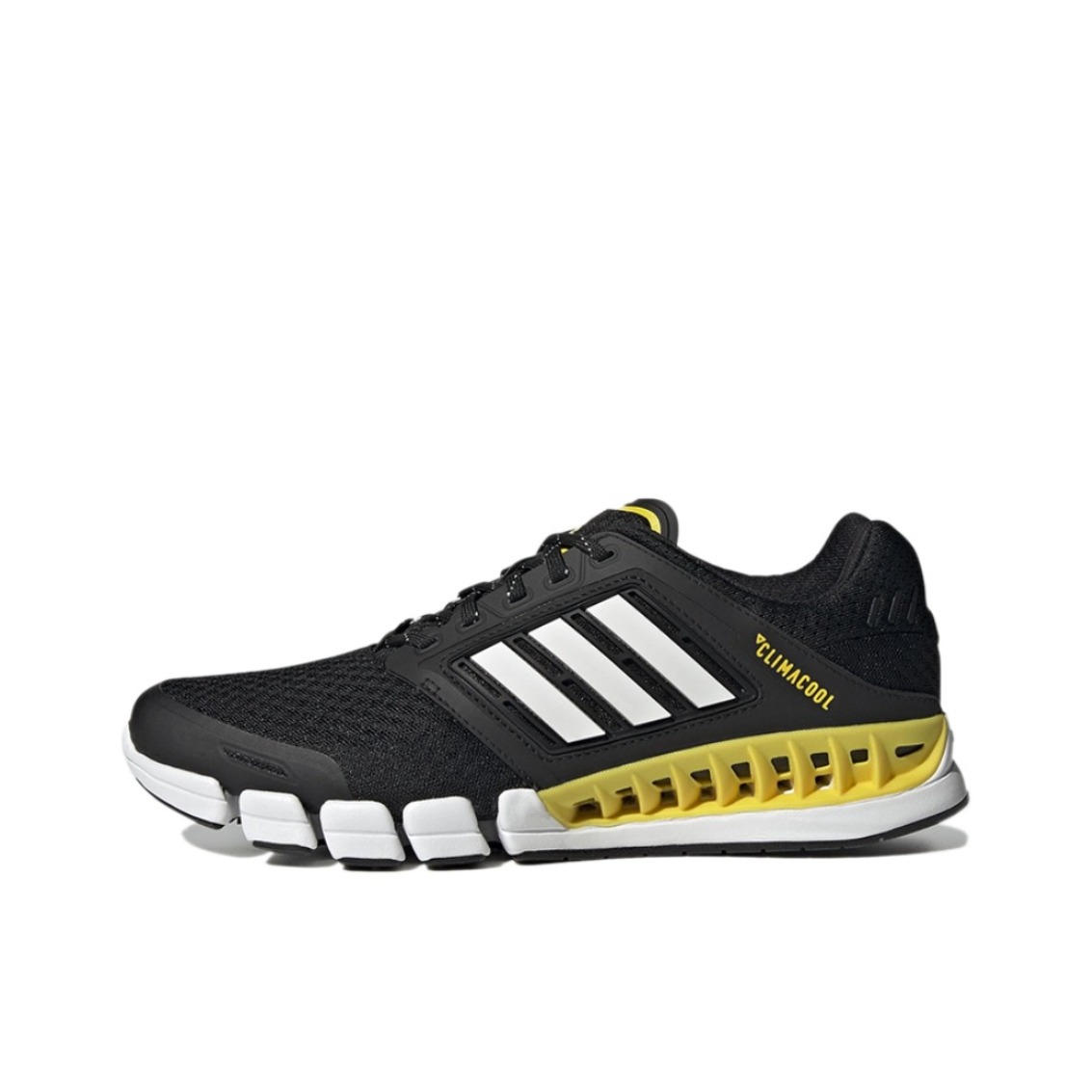 推荐商品：adidas CC Revolution 跑鞋 透气缓震耐磨织物合成革舒适轻运动 黄色