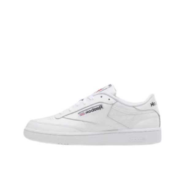 推荐商品：Reebok/锐步 Club C 85 经典复古 防滑耐磨 防水 运动 脏脏鞋 板鞋 白色/黑色/红色
