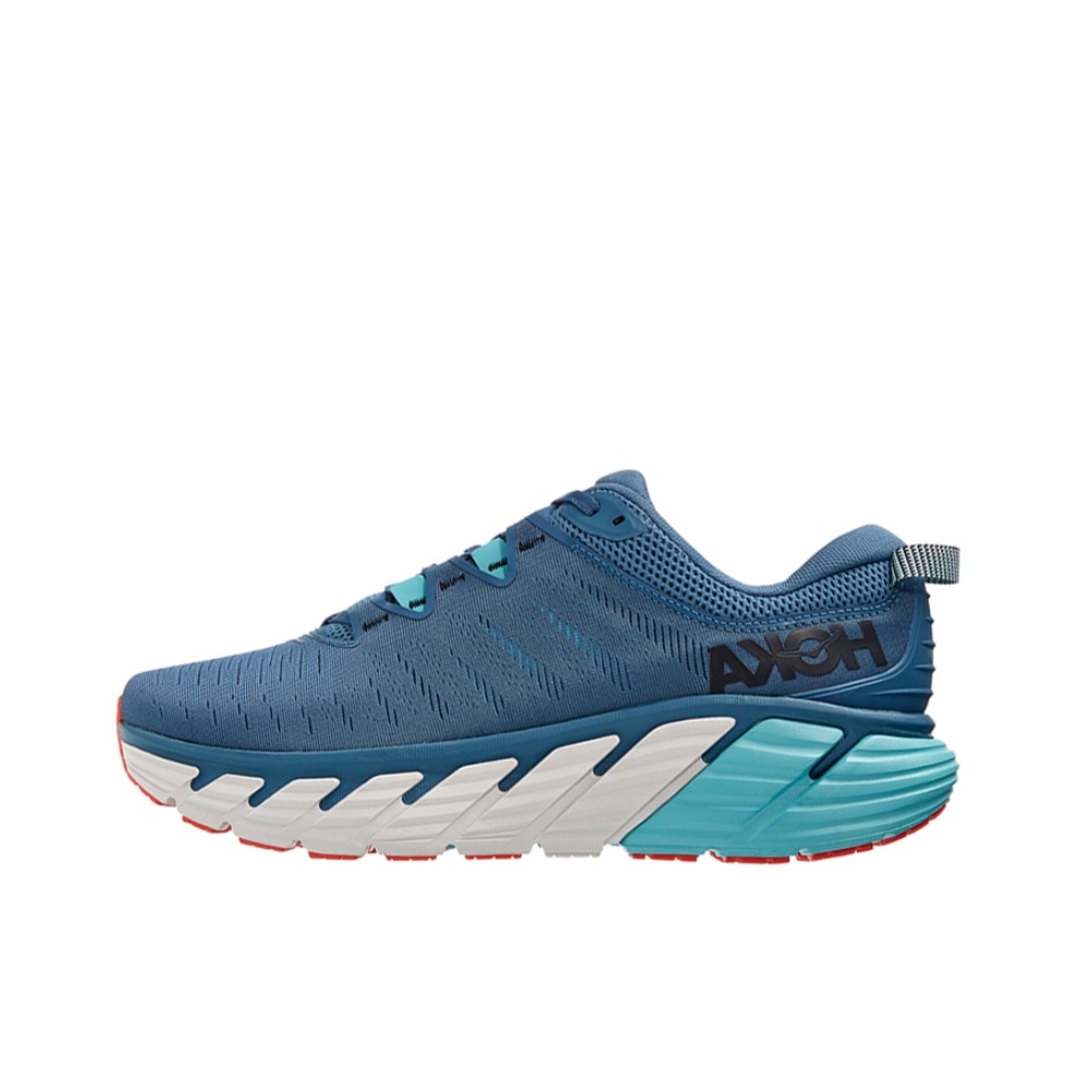推荐商品：HOKA ONE ONE Gaviota 3 缓冲 透气 稳定支撑 耐磨 运动 跑鞋 青色