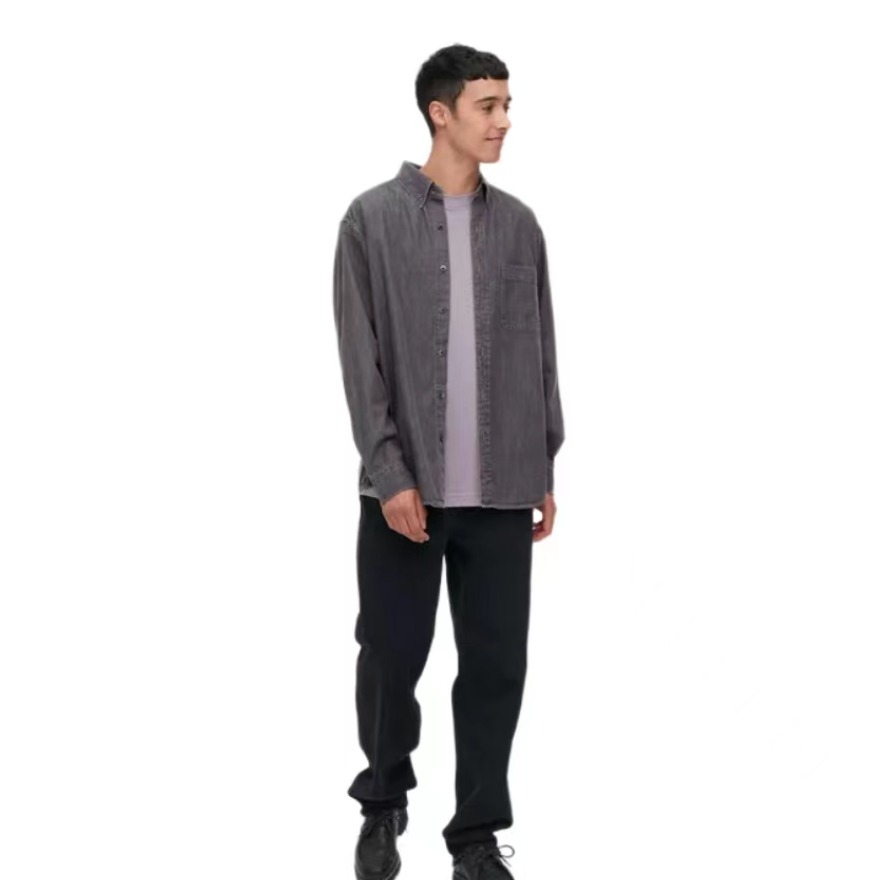 UNIQLO 水洗情侣牛仔衬衫