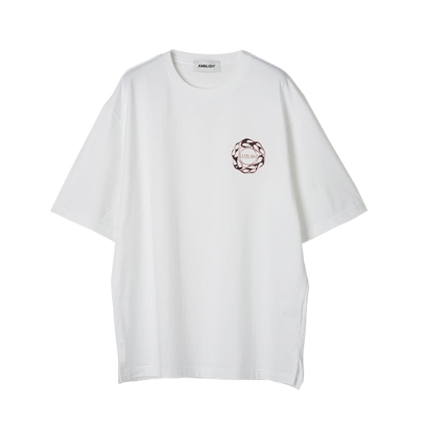 AMBUSH FIRE LOGO T-SHIRT 标志印花火焰 短袖 T恤 男女同款