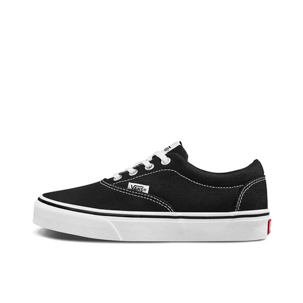 推荐商品：Vans/范斯 Doheny 复古休闲 轻便舒适 透气百搭 耐磨防滑 帆布鞋 Black 黑白