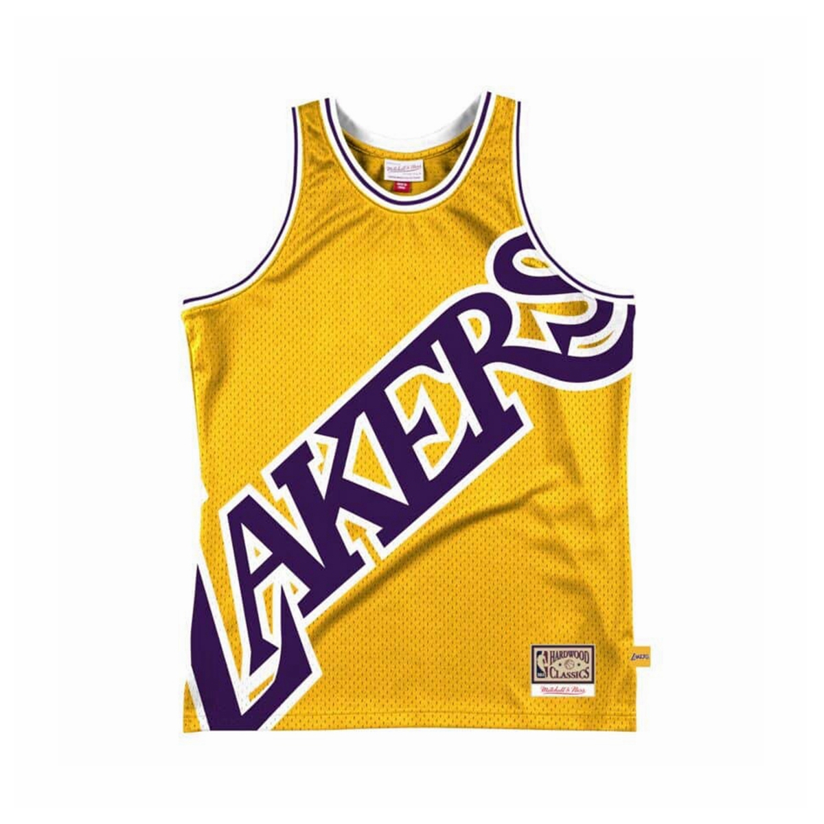 Mitchell Ness 猛龙队 NBA Big Face系列直筒字母印花排汗吸湿无袖光板球衣