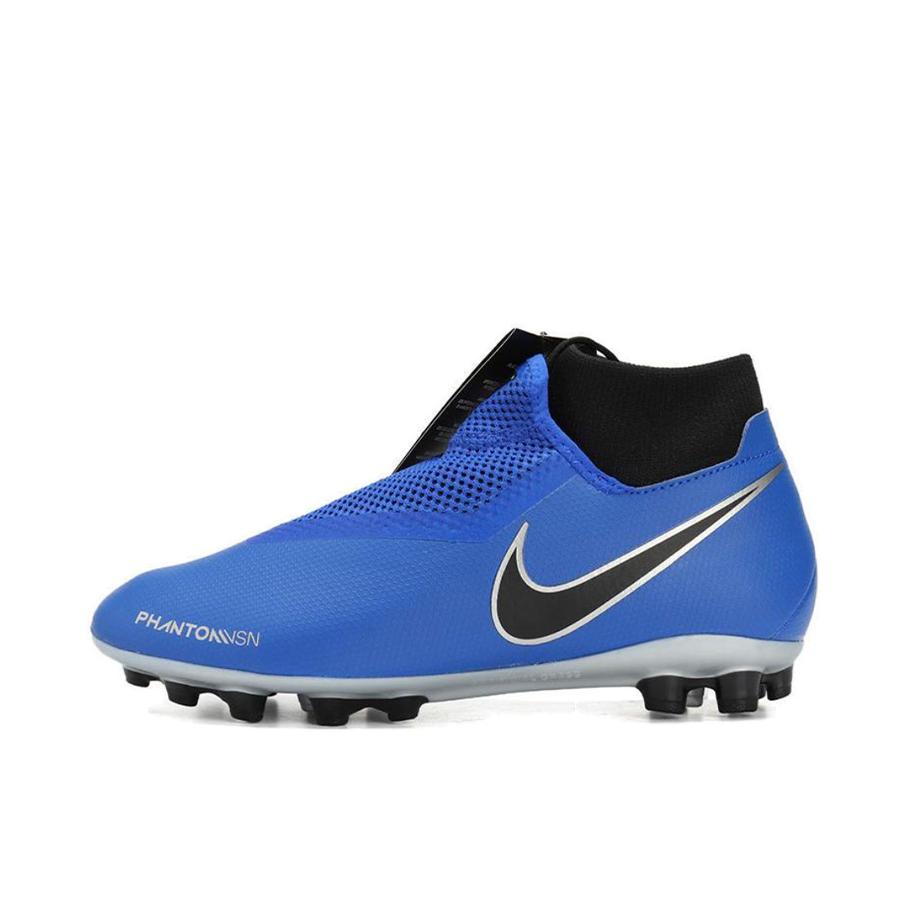 推荐商品：Nike Phantom Vision Academy DF AG 中端 短钉 人工草场 足球鞋 Blue Black 蓝白