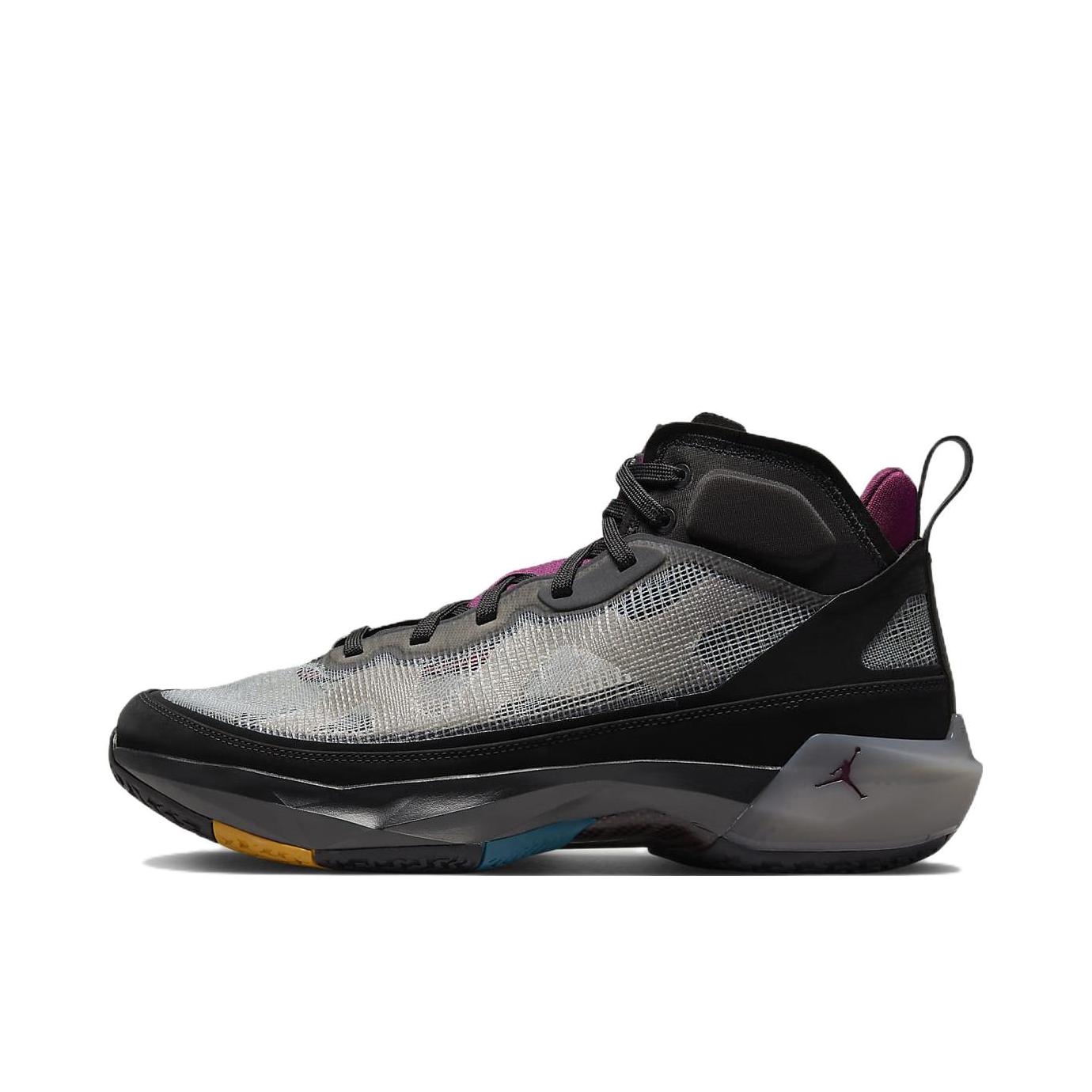 推荐商品：Air Jordan 37 篮球鞋 防滑耐磨缓震透气时尚百搭实战 国内版/黑色/灰色/紫色