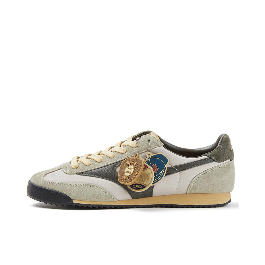 Mizuno/美津浓 LG 60S 减震 防滑耐磨 德训鞋 休闲鞋 U.sage联名/灰色/绿色/白色
