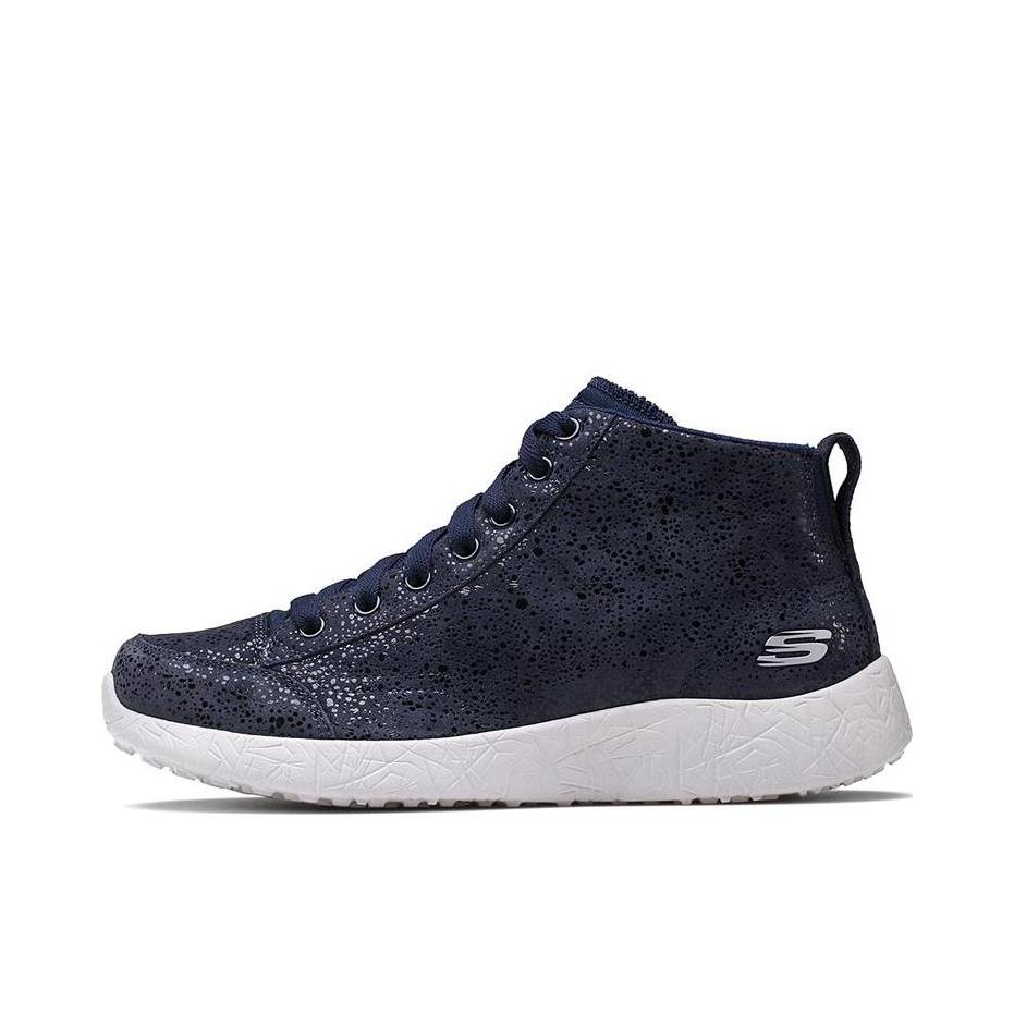 推荐商品：Skechers/斯凯奇 Burst Shinz 防滑耐磨 网面透气 运动 跑鞋 Navy 海军蓝亮片