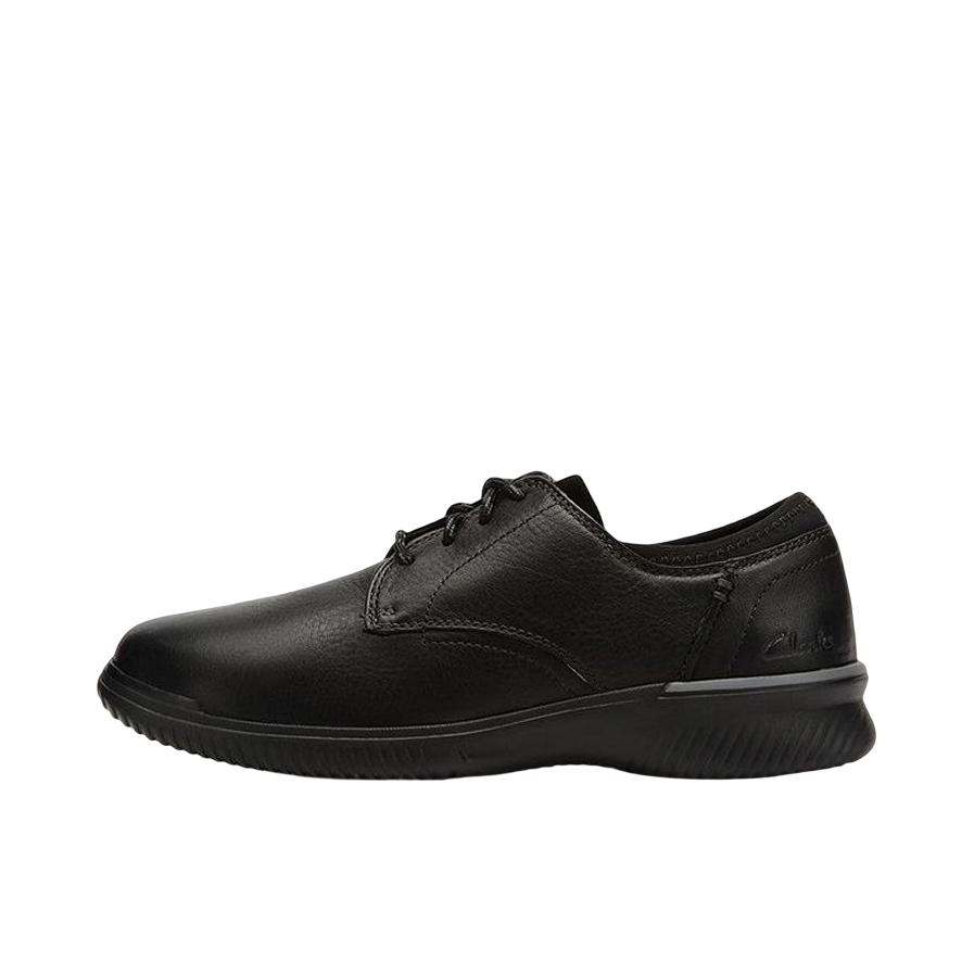 推荐商品：Clarks Donaway Plain 牛皮革 简约系带 商务 皮鞋 黑色