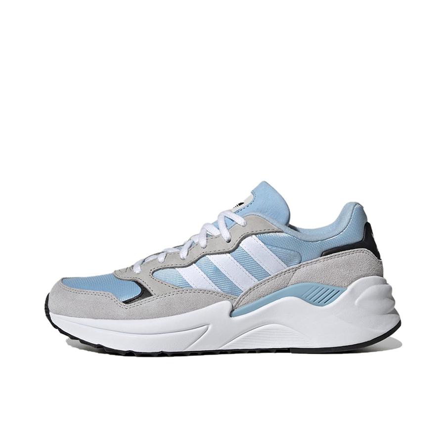 推荐商品：adidas Originals Retropy Adisuper 绒面革 轻便 潮流 运动休闲鞋 女款/灰色/浅蓝