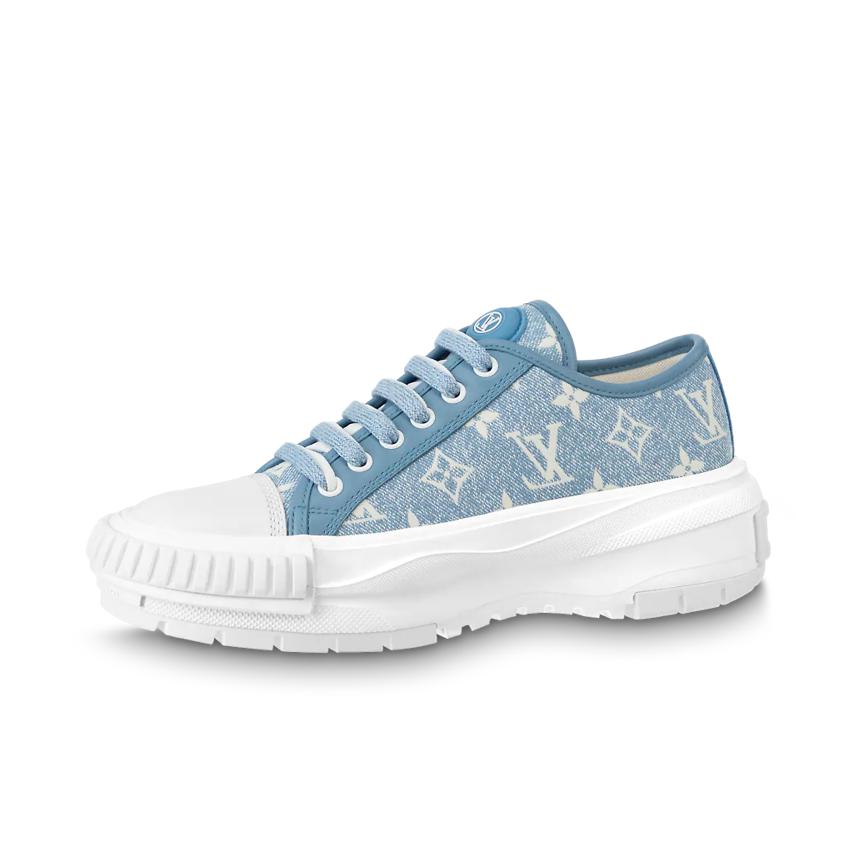 推荐商品：Louis Vuitton Squad系列 休闲时尚 防滑耐磨 百搭运动 舒适透气 厚底鞋 女款/天蓝