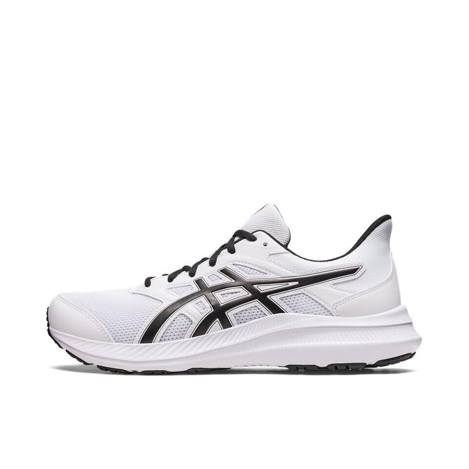推荐商品：Asics/亚瑟士 Jolt 4 跑鞋 合成革回弹防滑耐磨网面透气舒适轻便耐穿 白色/黑色