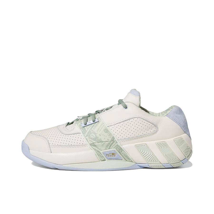 推荐商品：adidas Agent Gil Restomod 阿里纳斯 篮球鞋 实战复古防滑舒适百搭休闲潮流减震耐磨包裹性支撑低帮 白色/绿色/紫色