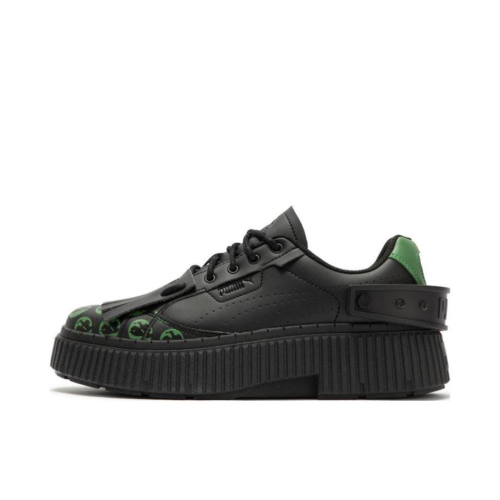 推荐商品：Puma/彪马 Dinara 防滑耐磨 厚底 运动休闲鞋 Staffonly x Monopoly三方联名/黑色/绿色