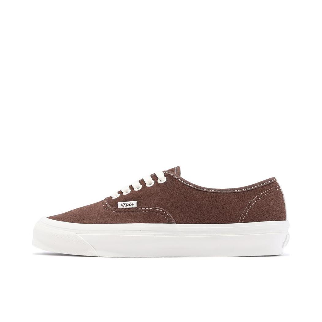 推荐商品：Vans/范斯 Authentic 潮流休闲 轻便舒适 防滑耐磨 百搭运动 复古 板鞋 棕色/纯白色