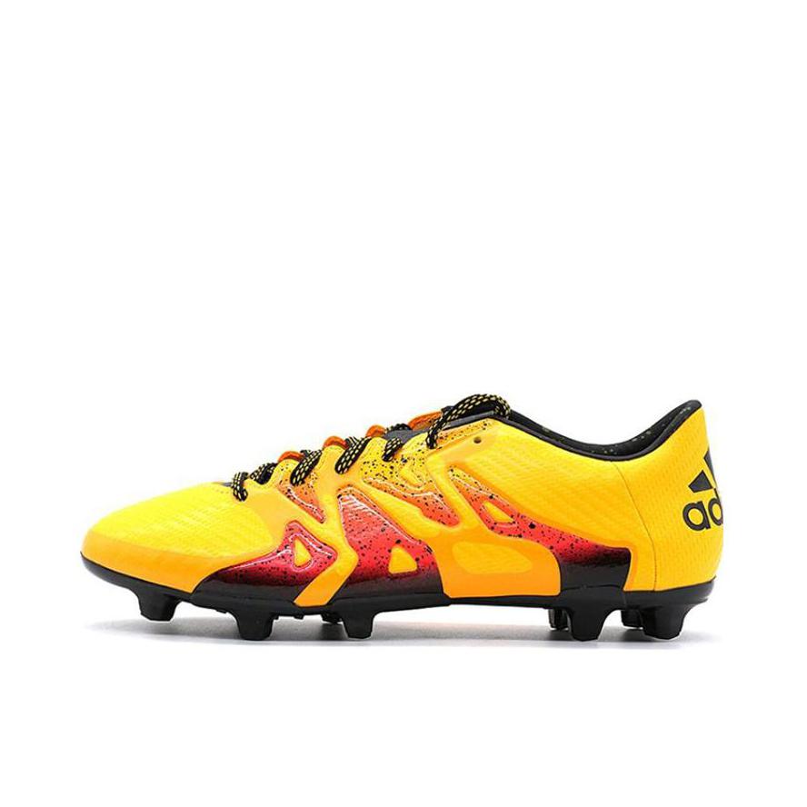 推荐商品：adidas X 15.3 FG/AG 中端 混钉 透气 减震 防滑 耐磨 足球鞋 黄色/紫色