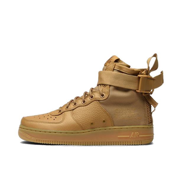 推荐商品：Nike Air Force 1 SF 板鞋 机能缠绕防滑耐磨减震透气复古包裹性 Elemental Gold 小麦