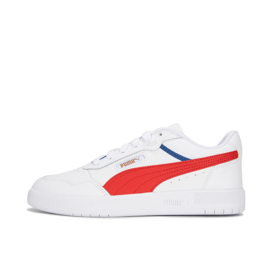 推荐商品：Puma/彪马 Court Ultra 板鞋 缓震耐磨潮流防滑轻便透气舒适 白色/红色