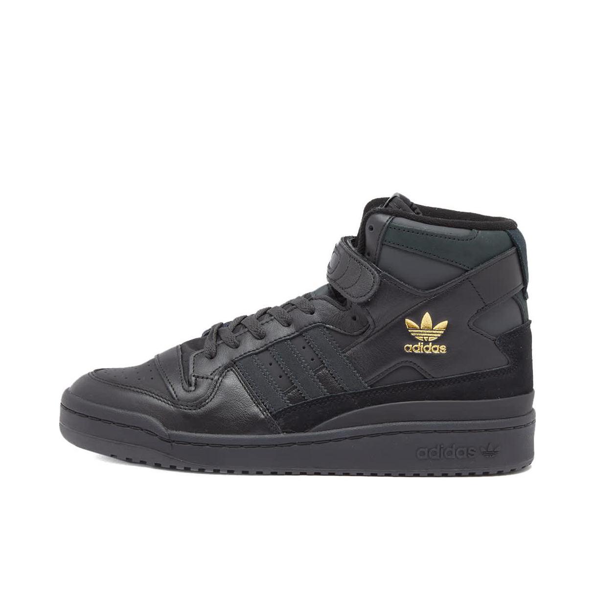 推荐商品：adidas Forum Hi MOC 运动休闲鞋 潮流百搭防滑耐磨 黑色/金色