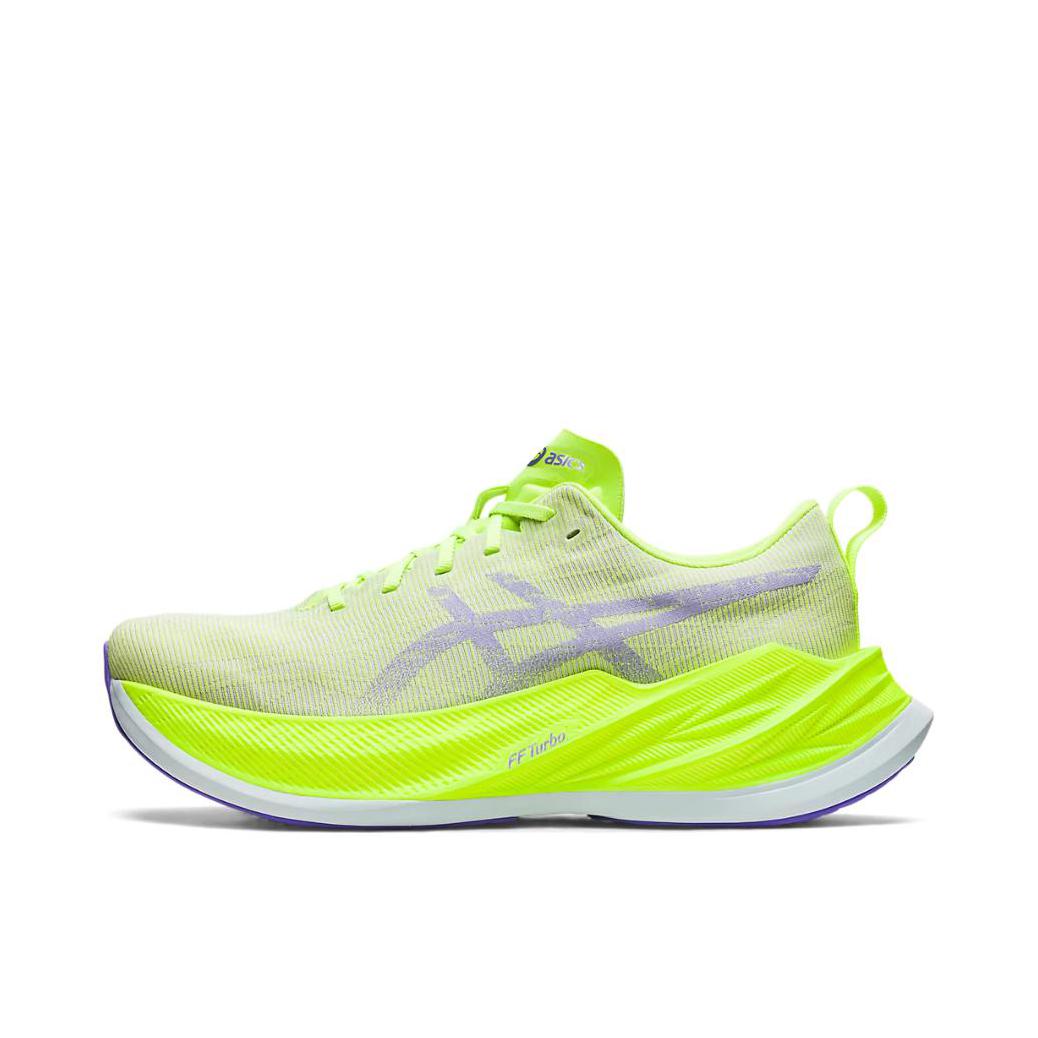 推荐商品：Asics/亚瑟士 Superblast 1 跑鞋 速度提升缓震轻便舒适透气织物合成革马拉松回弹圆头 绿色/灰色