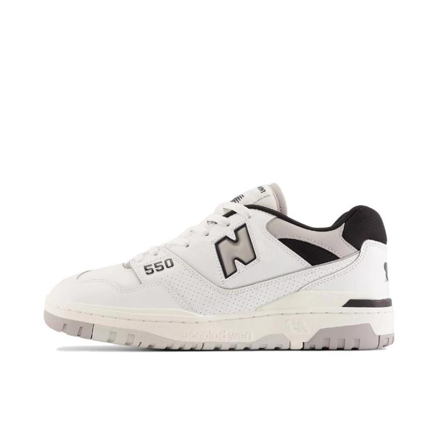 推荐商品：New Balance 550 复古 舒适 百搭 减震透气 防滑耐磨 潮流 运动休闲鞋 白色/灰色/黑色