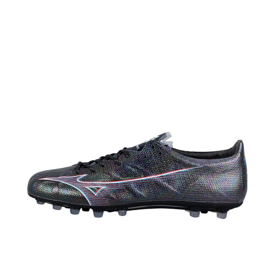 推荐商品：Mizuno/美津浓 Alpha Elite AG 减震耐磨 轻便透气 圆头 短钉 人草 胶质 足球鞋 黑色