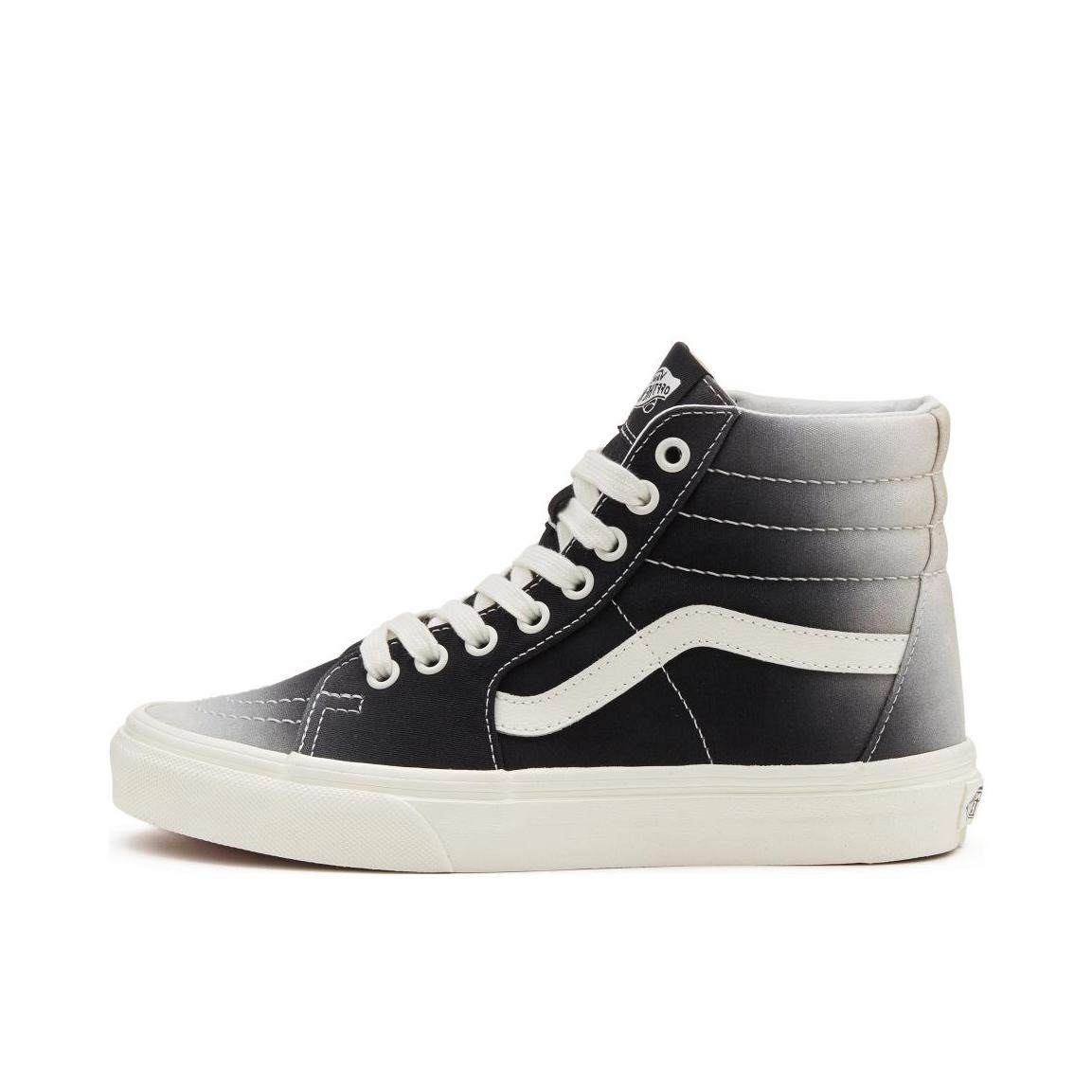 推荐商品：Vans/范斯 SK8-Hi 板鞋 潮流经典拼接复古街头厚底 黑色/渐变