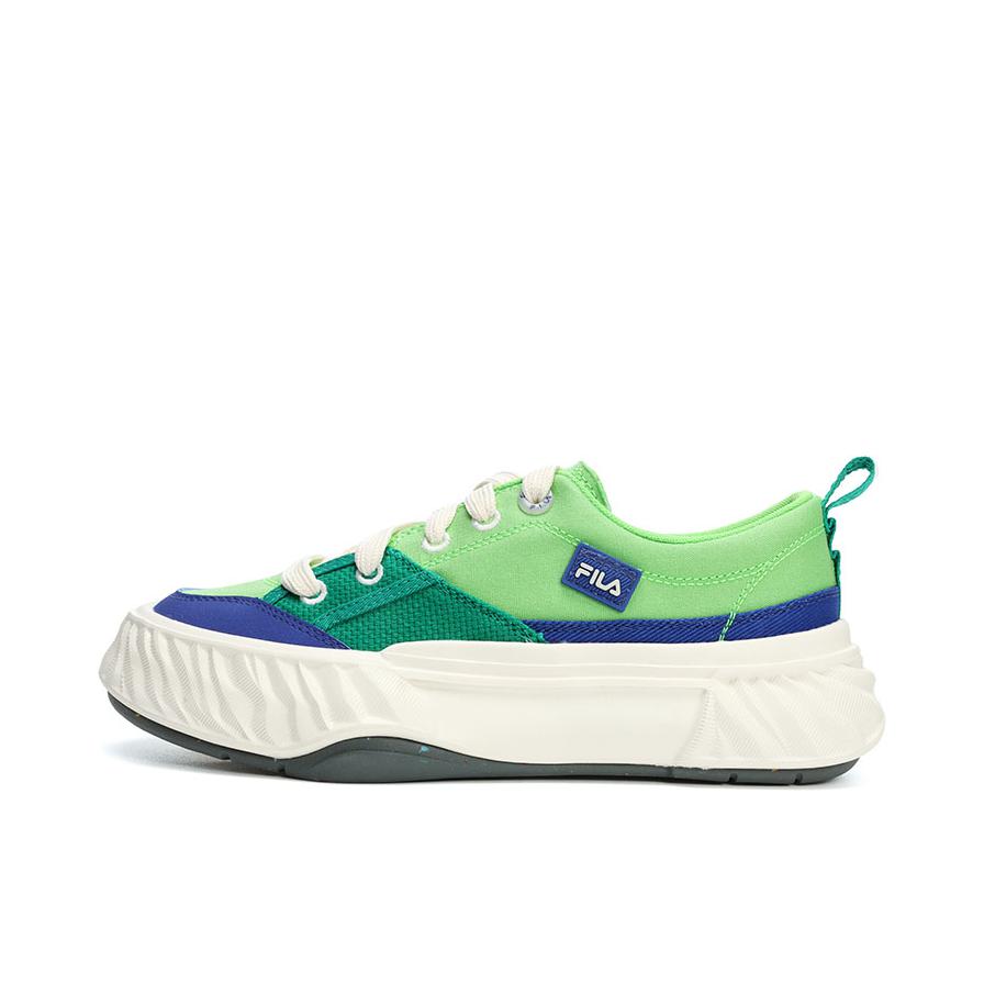 推荐商品：FILA/斐乐 Fosso 防滑耐磨 轻便透气 舒适 潮流百搭 复古 休闲鞋 F12W322301F 女款/栀子花/蓝绸色