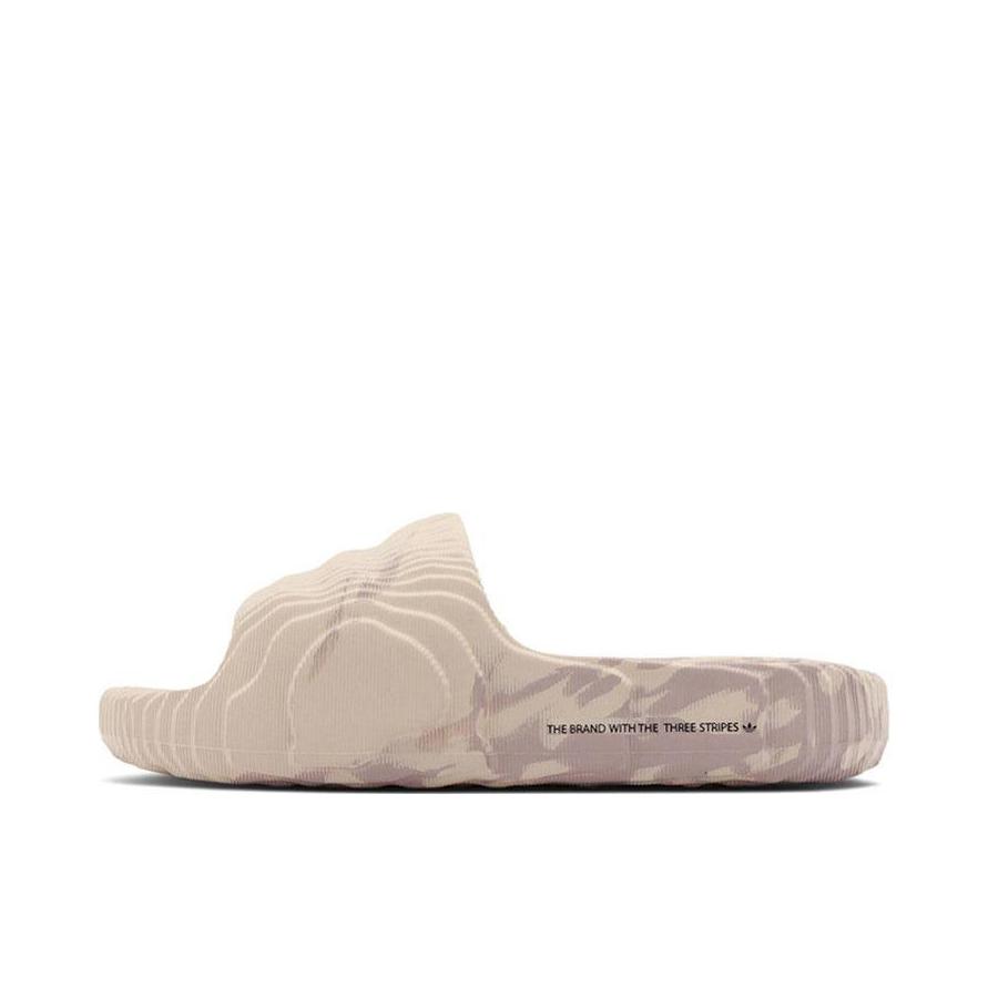 推荐商品：adidas Original Adilette 22 防滑耐磨 舒适轻便 百搭 一字 外穿 拖鞋 砂色/灰褐