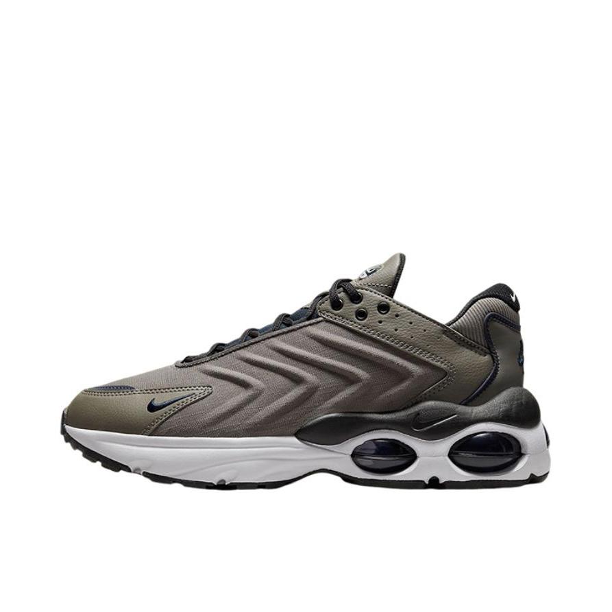 推荐商品：Nike Air Max TW 跑鞋 防滑耐磨减震透气舒适轻便织物合成革复古气垫越野 灰色/黑色