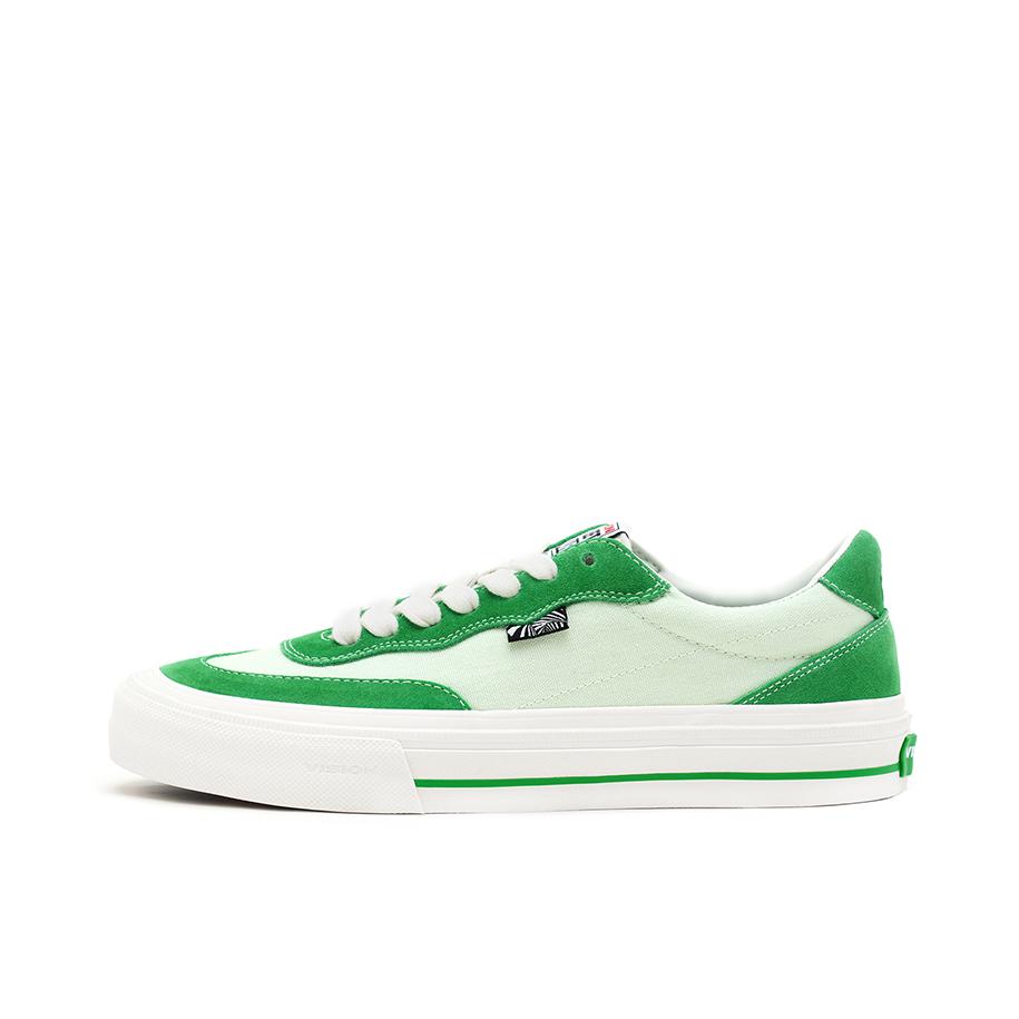 推荐商品：Vision Street Wear Flat Top 生胶 防滑耐磨 复古 经典美式 运动 帆布鞋 灰绿色