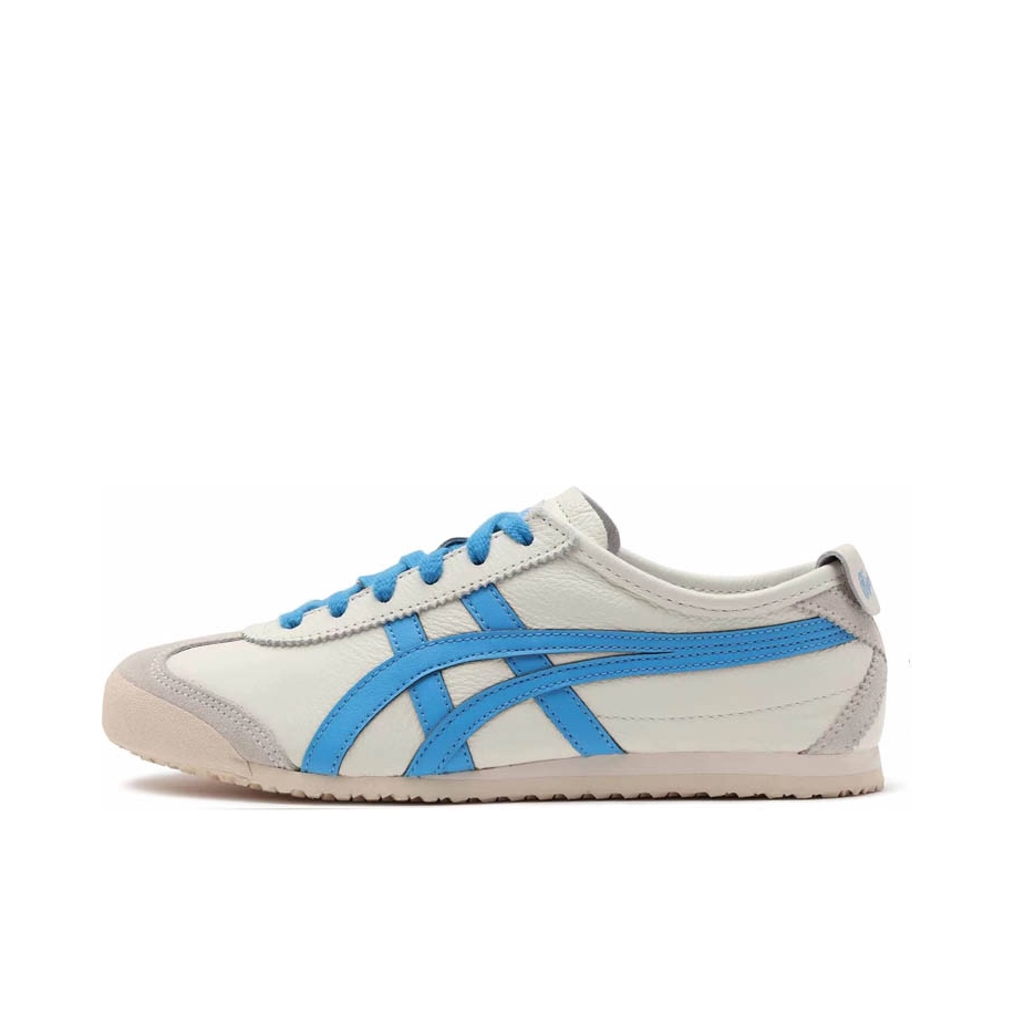 推荐商品：Onitsuka Tiger Mexico 66 德训鞋 运动休闲鞋 复古轻便透气舒适百搭防滑 白灰兰