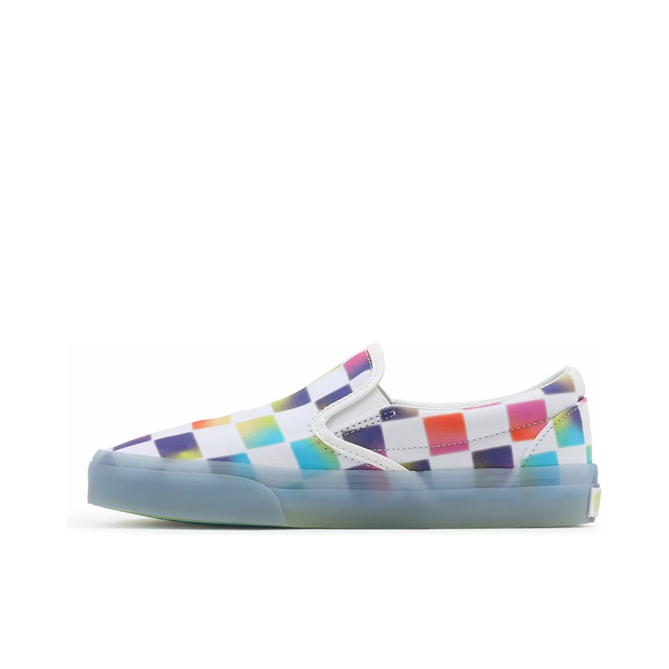 推荐商品：Vans/范斯 Classic Slip-on 防滑 简约 棋盘格 一脚蹬 百搭 休闲 帆布鞋 彩色/棋盘格