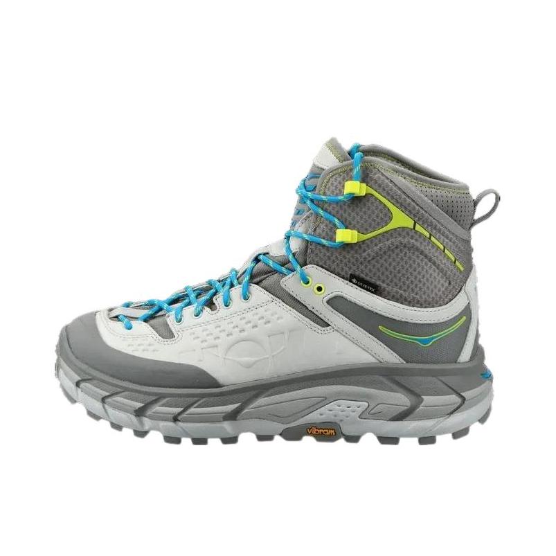 推荐商品：HOKA ONE ONE Tor Ultra 包裹性 防水 防滑 透气 合成革 织物 登山 徒步鞋  白灰色