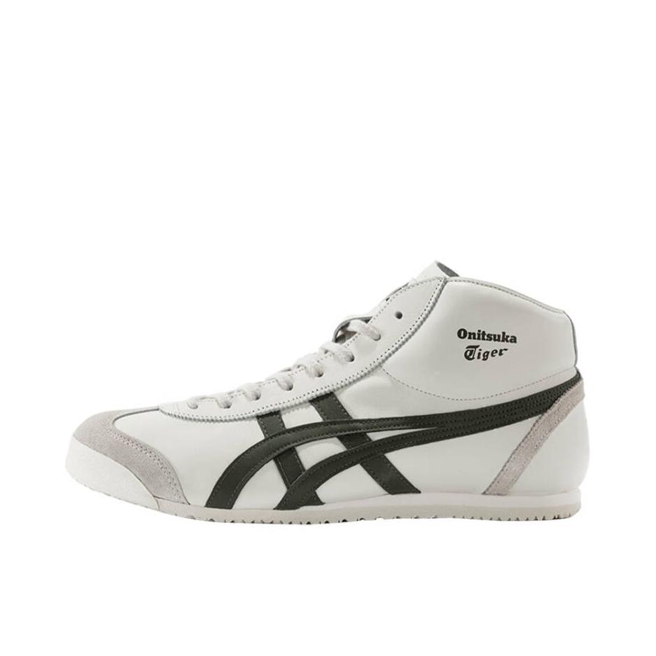 推荐商品：Onitsuka Tiger Mexico Mid Runner 复古时尚 轻便 减震 防滑 耐磨 德训鞋 休闲鞋 白色/绿色