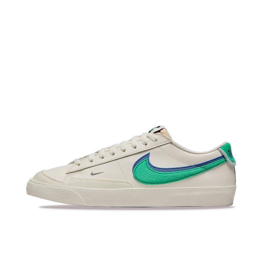 推荐商品：Nike Blazer 板鞋 经典复古防滑舒适百搭 白色/绿色